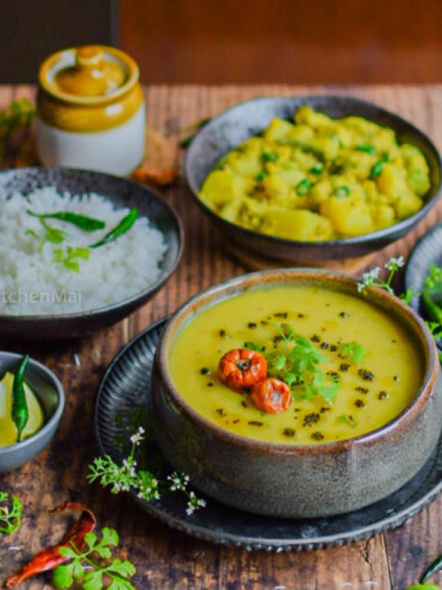 Bengali Aam Dal Recipe – Bengali Mango Dal – Kacha Aam er Tok Dal