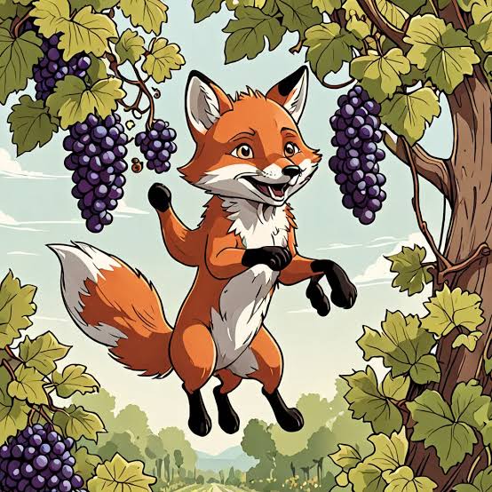 लोमड़ी और अंगूर की कहानी / Fox And Grapes Story In Hindi